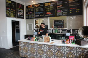Curry Up Now's extensive menu. (Ryan Lindsay/Oakland North)