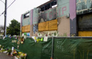 The exterior of the former Ghost Ship, taken in February. Photo by Abner Hauge.