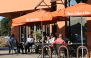 Many local Eritreans and Ethiopians enjoy catching up at Peet's Coffee on Telegraph Avenue in Oakland.