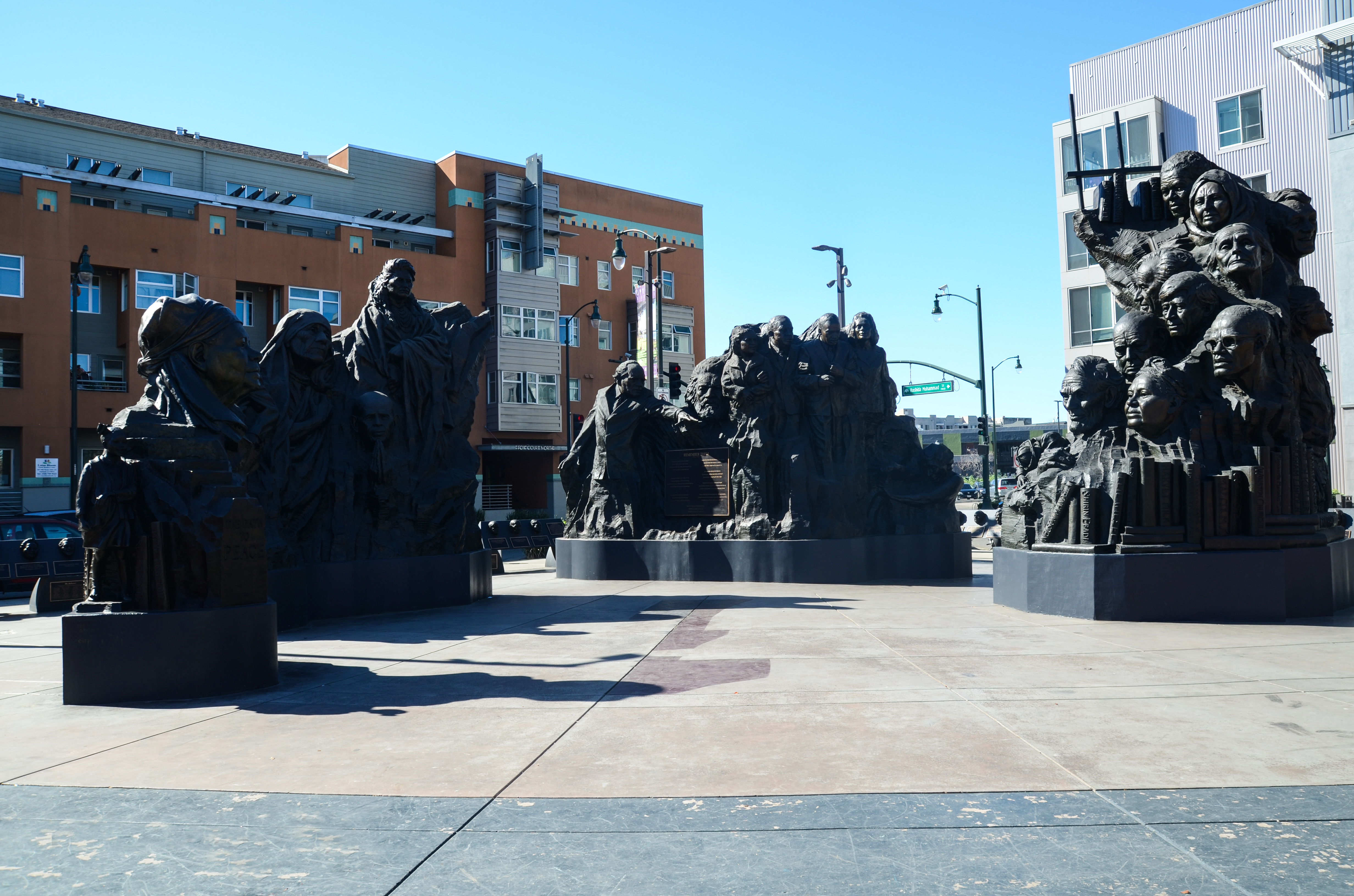 Where to find Oakland A's Stomper statues in Oakland