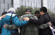 On March 8, supporters of Borey "PJ" Ai gathered in front of the U.S. District Court in San Francisco, in hopes that he'd be granted a bond hearing. (Photo: Cecilia Lei)