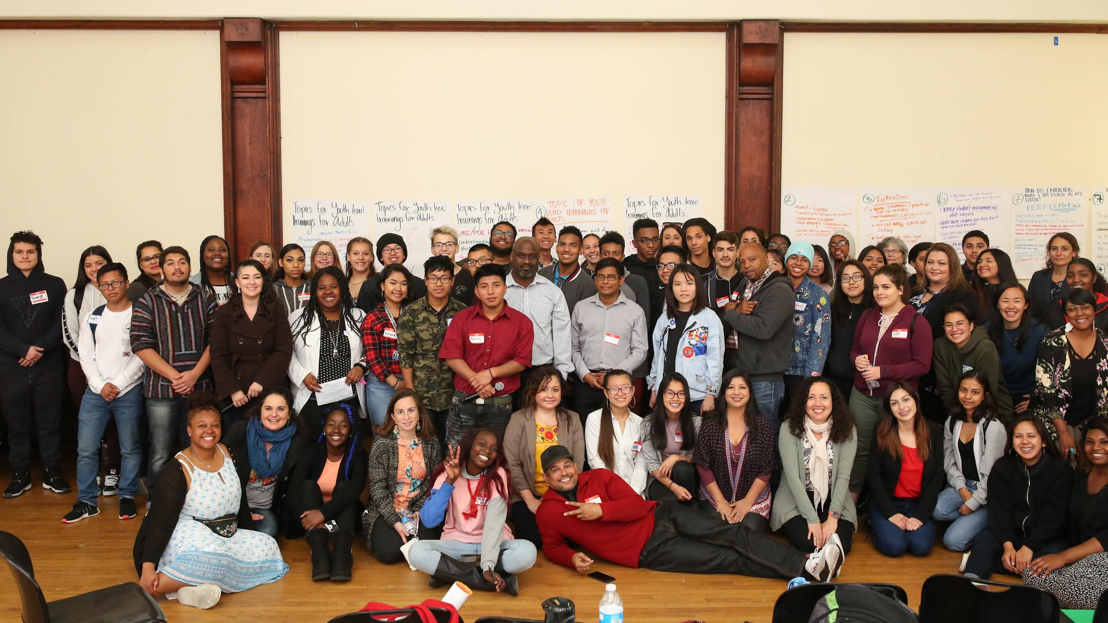 Oakland Unified School District's students gather for the All City