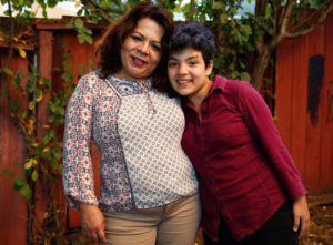 Monica Rodas and her daughter Michel Rodas.