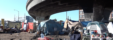 The Village encampment is located at E. 12th St. and 23rd Ave. (Photo credit: Ali DeFazio & Katey Rusch/Oakland North)