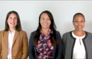Nayeli Maxson (left), Sheng Thao (center) and Pam Harris (right) are political opponents but also strong allies in the race to fill Oakland's district 4 city council seat. Photo Courtesy: Toni Gomez