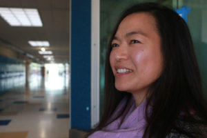 Kathrina Miranda, an entrepreneurship teacher at Mt. Eden High School in Hayward and CEO of a marketing company, is one of Joseph Franco’s closest advocates and is helping him launch FConnect.