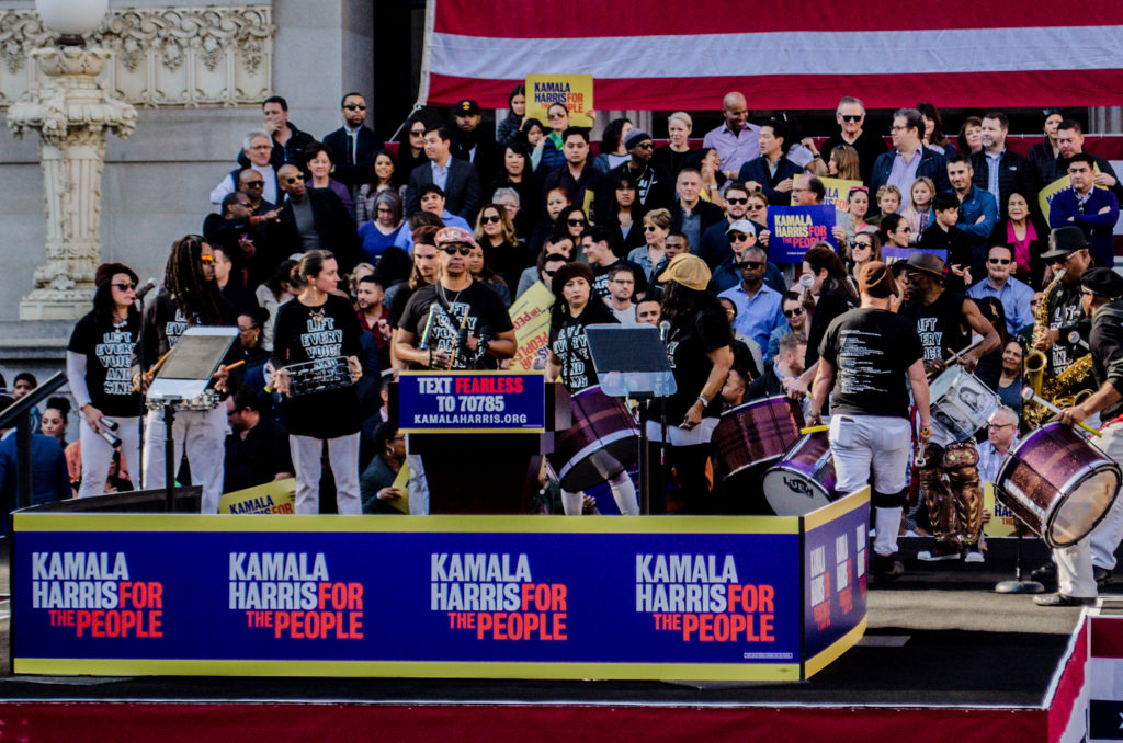 Sen Kamala Harris Kicks Off Presidential Campaign With Oakland Rally