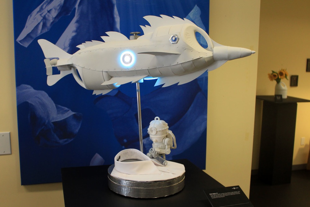 Clorox designers make art with the company's famous bleach bottle