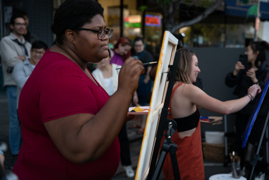 On your mark. Get set. Paint! Oakland North