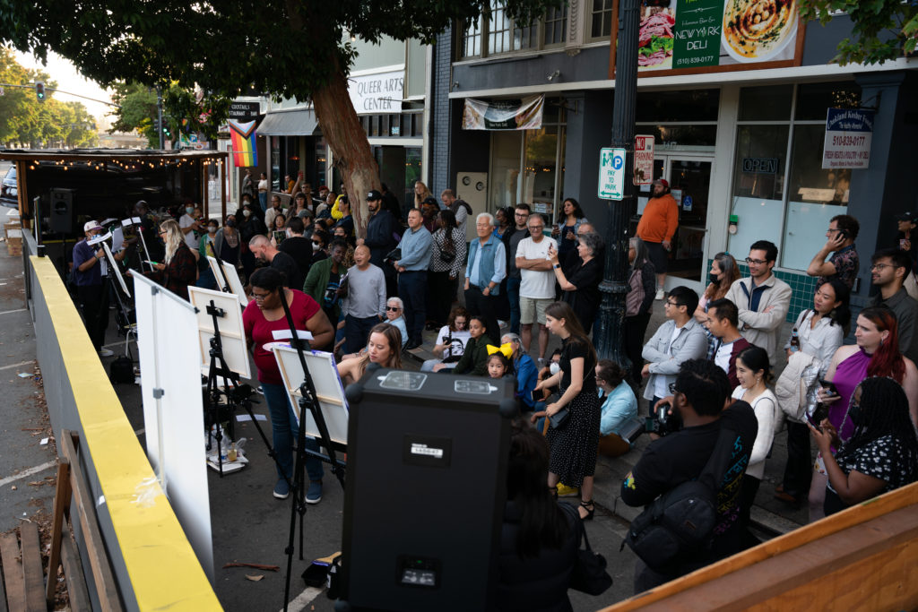 On your mark. Get set. Paint! Oakland North