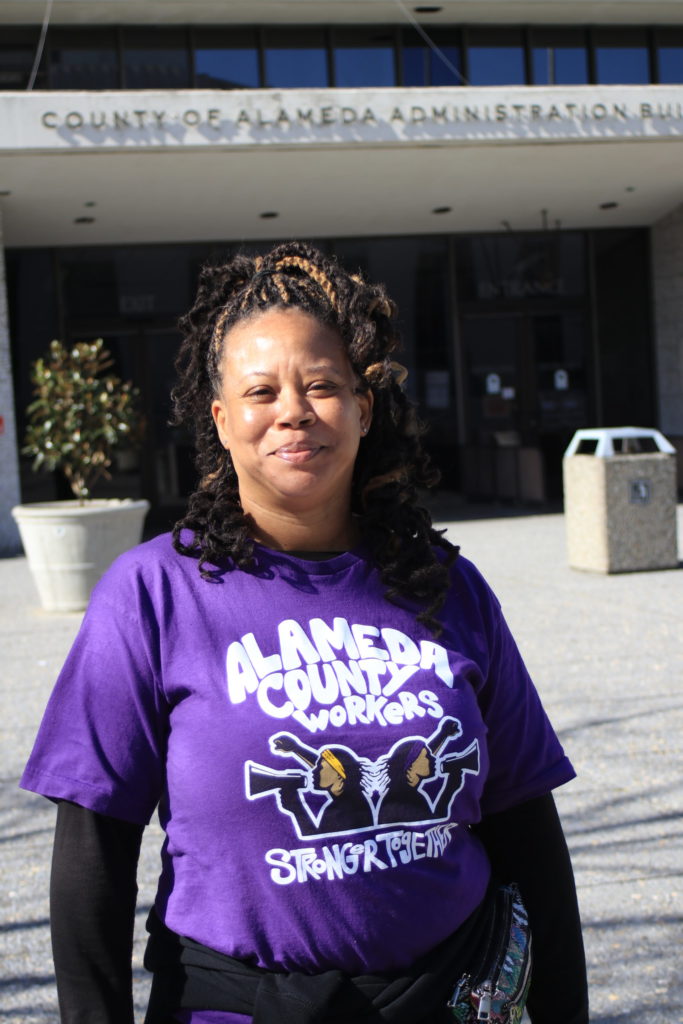 SEIU rally