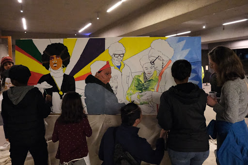 Oakland museum mural