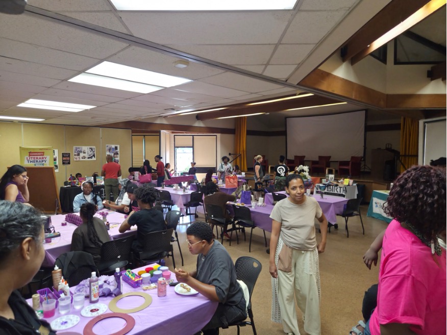 People having activities in a common meeting room
